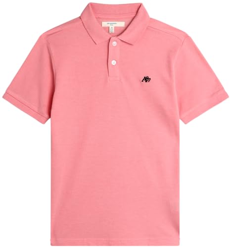 AEROPOSTALE Boys Polo Shirt - Comfort Stretch Classic Fit Short Sleeve Pique Athletic Golf Polo Shirt for Boys (Sizes: 4-16)