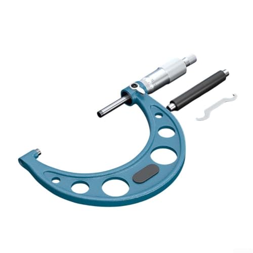 Micrometro per esterni, strumento per macchinista, graduazione 0-25 mm, 25-50 mm, 75-100 mm, per misurazioni precise in fabbriche e laboratori (75-100 mm)