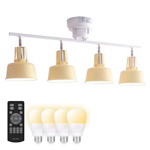 Amazon.co.jp: VENTOTA シーリングライト 4灯 調光 LED リモコン付き