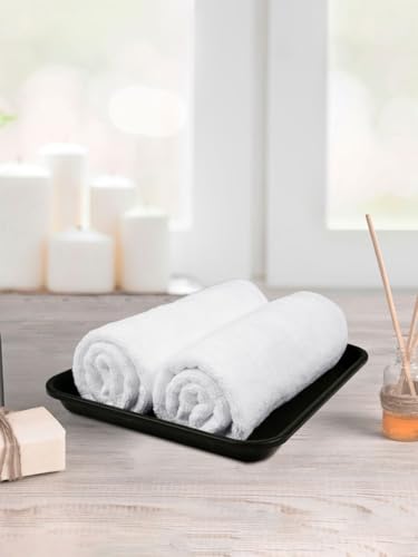 Image of Hand Towels 16x24 inches, Soft & Highly Absorbent Bathroom /Face Towels, Pack of 2 (White)
