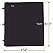 Five Star Flex Hybrid NoteBinder, 1-1/2 Inch Binder with Tabs, Notebook and 3 Ring Binder All-in-One, Black (72403)