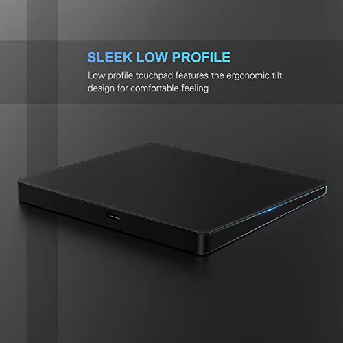 USB Touchpad, Jelly Comb Multi-Touch Wired Precision Trackpad for Windows 7 and Windows 10 Computer, Notebook, PC, Laptop