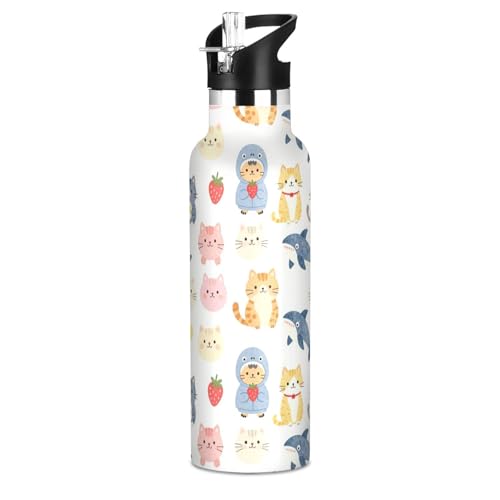 Botella térmica de doble pared Yuiboo resistente para niños 2