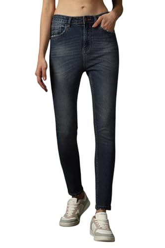 Image of High Star Women Washed Skinny fit Highrise Stretchable Jeans