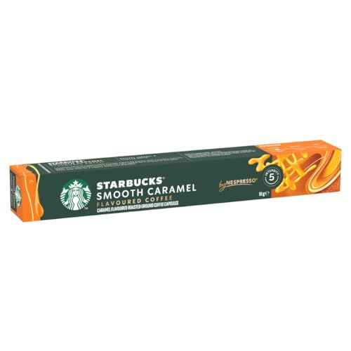 Starbucks Smooth Caramel Pack of 8 by Nespresso Original Line Coffee Capsules