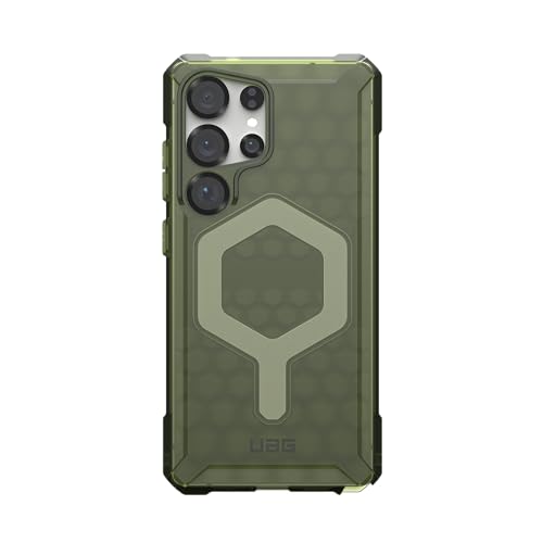 Image of Urban Armor Gear TPU UAG Essential Armor Rugged Slim Fit Shockproof Protective Case /Cover Designed For Galaxy S25 Ultra 5G (2025), Magnetic Charging Compatible - Olive Drab