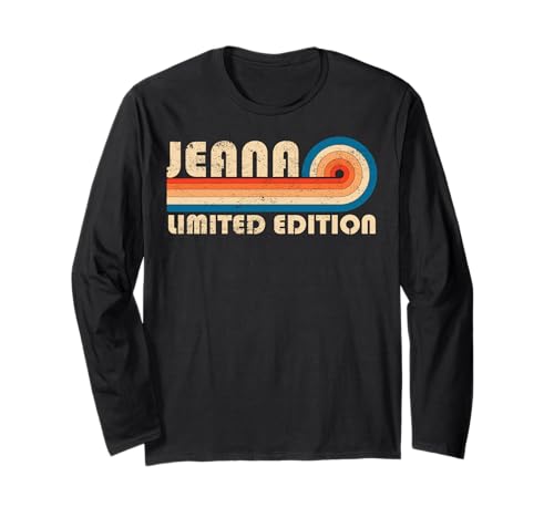 JEANA First Name Funny Retro Vintage Birthday Maglia a Manica