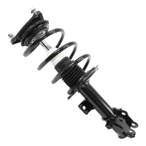 Image of Detroit Axle - 4pc Front Struts Kit for 2014 2015 2016 Kia Forte Koup Forte5, 2 Struts with Coil Spring 2 Lower Control Arms with Ball Joint Replacement Suspension Kit