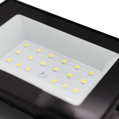 Kit 10 Refletor Led 100w Holofote Bivolt Prova Dágua Ip66 Frio