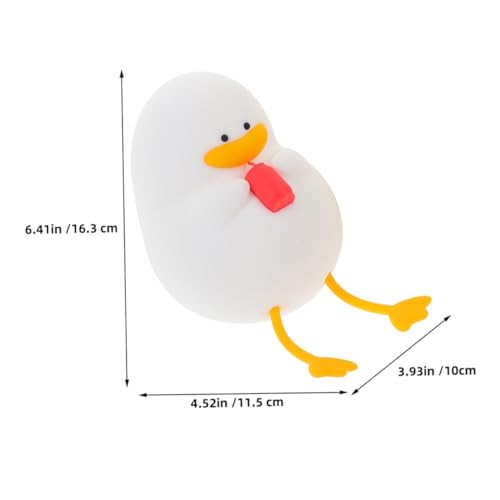 Lámpara de Mesa de Noche LED en Forma de Pato de Silicona miniatura 2