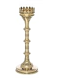 Articulo: Candelero Candelabro 50cm Iglesia candelabro candelabro Estilo Antiguo de Color Oro