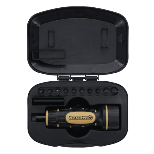 wheeler manual firearms accurizing torque wrench with inchpounds measurement bits and storage case for scope mounting gunsmithing and maintenance