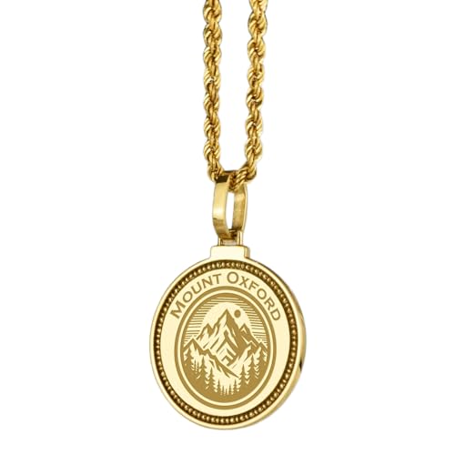 Idée cadeau collier argent 925 gravé pic La Plata pour homme et femme