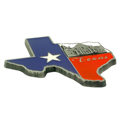 Imán decorativo forma Texas 2.5 pulg miniatura 6