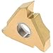 Hertel Carbide Laydown Threading Insert, 16IRAG60 HG630TR, Right Hand, Internal Partial Profile 60° Thread, 3/8