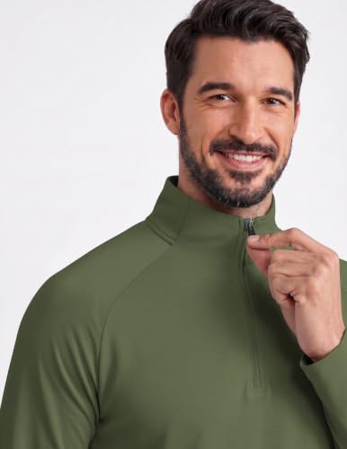 Men's Quarter Zip Pullover Sweatshirts   - image 2