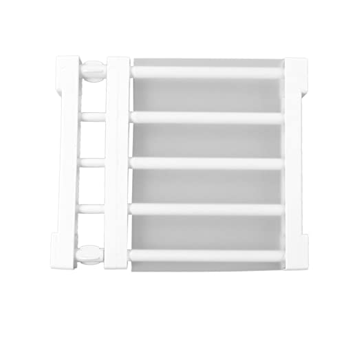 Yunir Closet Hanging Rod with Expandable, Closet Shelf with Hanging Rod Made of Premium PP and Steel Tube