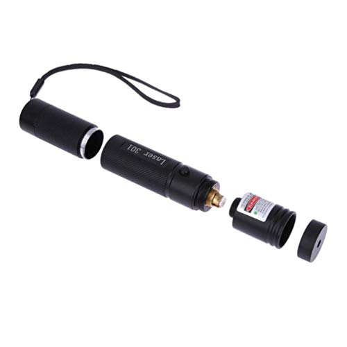 LUCHENG Green Demonstration Presentation Pen,Tactical High Power Long Distance Light with Safety Keys
