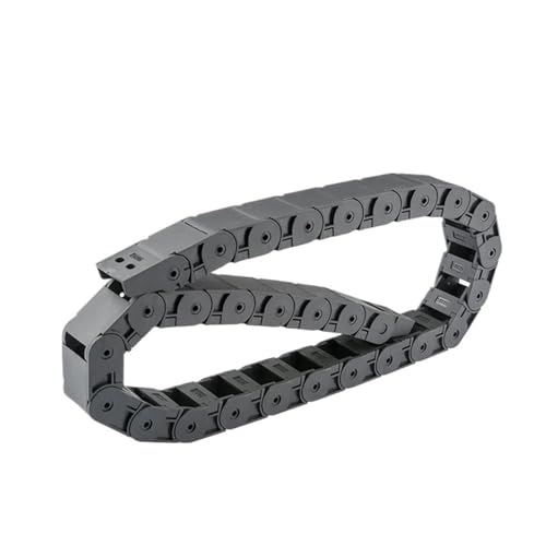 Chaîne porte-câbles 18x18 mm en plastique semi-fermée pour guidage de machine CNC