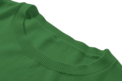 Image of DAIMIDY Womens Cotton Modal Short Sleeve Sweaters Summer Knit Tops | Breathable,Soft,Smooth Feel and Excellent Drape.Fit in Summer,Spring and Fall.