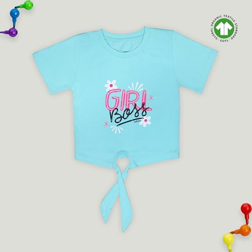 Image of Kidbea Baby Boys 100% Bamboo Soft Cotton Half Sleeve T-Shirt Multicolor