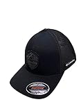 Columbia Men`s Fitted Trucker Mesh Ball Cap Hat (Black(XU0078-006)/Black, Large/X-Large)