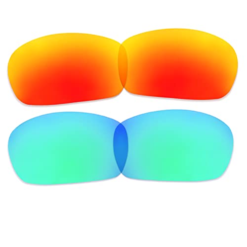 Lentilles pour Oakley Racing Jacket Asian verres rechange 2 couleurs
