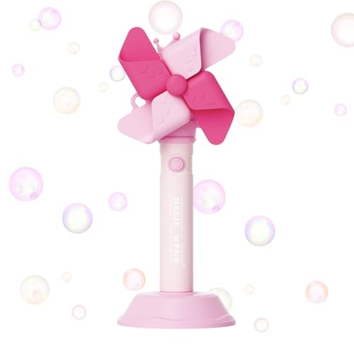 Machine à bulles et moulin à vent musical pour animer les fêtes d'anniversaire des enfants