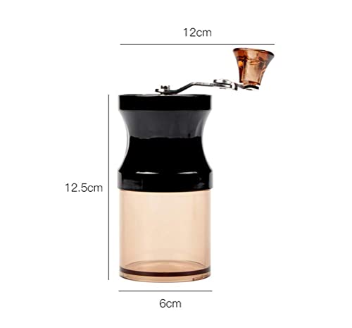 SXLCKJ Manuelle Kaffeemühle Tragbare Mini-Handmühle Keramik-Mahlkern Edelstahlgriff für T (Crusher) – Bild 7