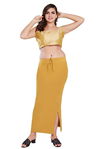 Image of RANI SAAHIBA Women's Stretchy Slim Fishcut Petticoat Cotton Shapewear