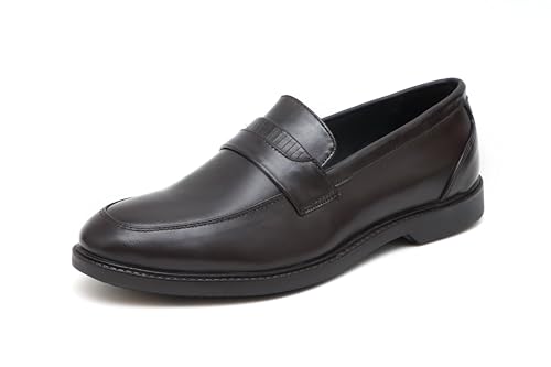 Image of ARAMISH New Men's Leather Slip on Formal Shoes Moccasin Loafers for Men's