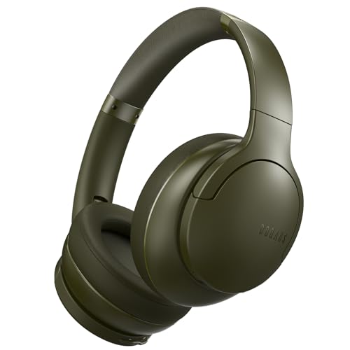 【Cuffie Incomparabilmente Comode】Il paraorecchie over ear realizzato con la schiuma in memory-protein più morbida ti offerte il massimo comfort per tutto il giorno. La fascia per la testa regolabile e i paraorecchie flessibili possono adattarsi facilmente a qualsiasi forma di testa senza mettere pressione sull’orecchio. Il design leggero pieghevole e SOLO 0,25 kg le rende la scelta migliore per il viaggio, l’allenamento e l’uso quotidiano degli studenti universitari
