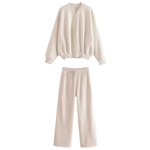 Ensemble survêtement femme Y2K ensemble 2 pièces veste zippée et pantalon casual