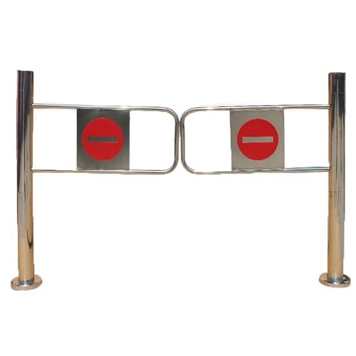 Barrière piétonne sécurisée argentée idéale pour supermarchés et bibliothèques - 2