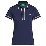 adidas Women's Originals Twistknit Trefoil Polo - Night Indigo XL