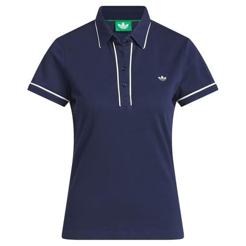 adidas Women's Originals Twistknit Trefoil Polo - Night Indigo XL