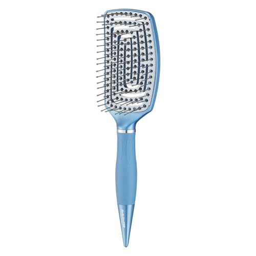 BaBylissPRO Nano Titanium Vented Blow-Dry Paddle Brush Lightweight Blow-Dryer Styling Brush for Smooth Frizz-Free Hair Ideal for All Hair Types