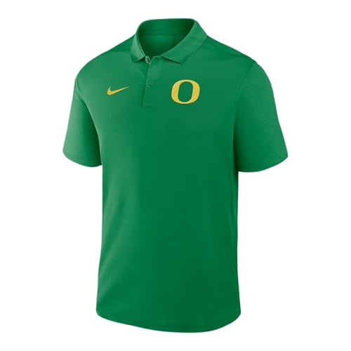 Nike Oregon Primetime Victory Primary Logo Men's Dri-FIT College Polo (035830DUON-KJH, Green)