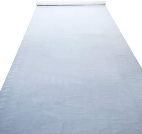 Alfombra pasillo boda blanca desechable de 1,5 x 50 m para ceremonias