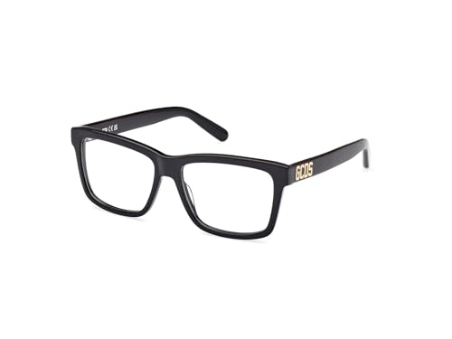 Gafas de acetato negro GCDS GD5020: comodidad y diseño cuadrado elegante