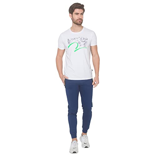 Image of Spykar Men's Slim Fit Track Pants