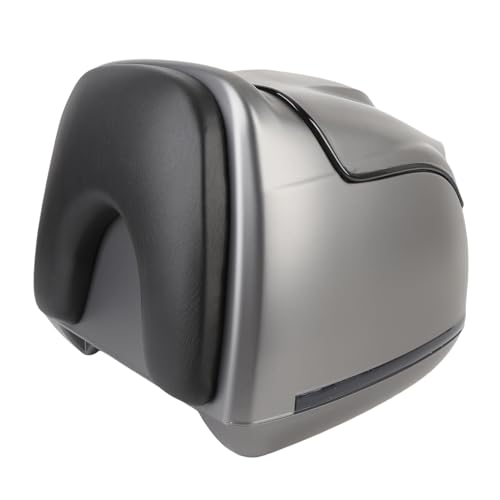 Caja trasera de moto de 38L con placa, soluciona la falta de espacio 2