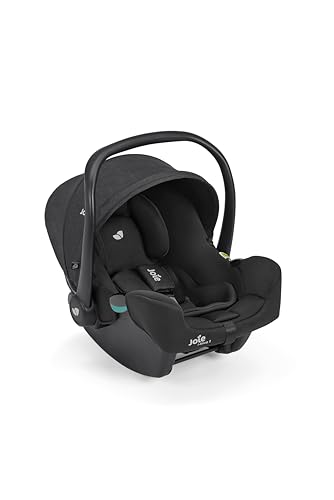 JOIE – I-SNUG 2 – Coque bébé i–Size – Naissance à 75 cm (0–12 mois) – Compatible Isofix (base vendiue séparement) ou ceinture – Légère 3,35 kg – conforme ECE R129, capote UPF50+ – Coloris Raven