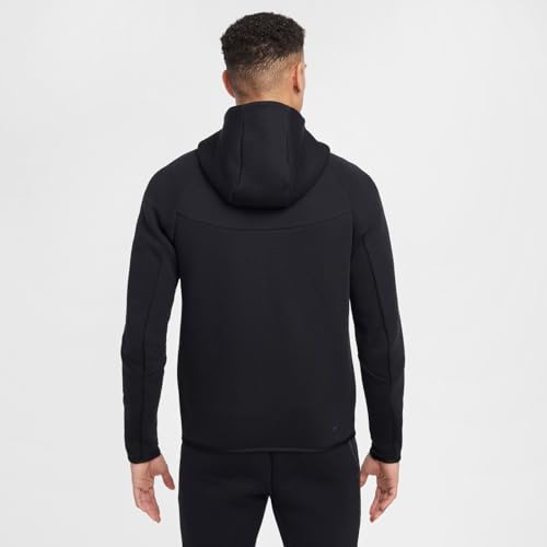 Nike Tech Men's Full-Zip Windrunner Hoodie (HV0949-010, Black/Black)3