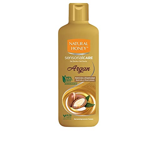 Natural Honey, Sensations, Gel de Ducha Nutritivo, 650 ml | Fórmula con Extracto de Argán, Reafirmante, con Hydradermal Complex para una Piel Sedosa e Hidratada