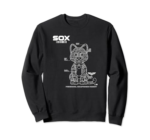 Sweatshirt Disney Pixar Lightyear Sox pull homme et femme imprimé graphique gris col rond
