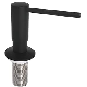 EADOT Integrierter Seifenspender Mattschwarz Kupferpumpenkopf