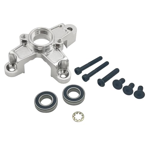 FLMLF CNC Metal Clutch Tripod Set Silver for 1/5 Hpi RV Km Baja 5B 5T 5SC Parts