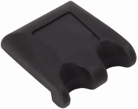 2 Cue Pool Cue Holder Claw, Portable Pool Stick Holder with Chalk Holder Non-Slip Mini Stick Holder for Table Pool Cues, Heavy Duty Base Plastic Pool Cue Rest for Billiard Stick Cue Rack