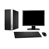 PC Torre HP EliteDesk 800 G3 MT - Intel Pentium Dual-Core G4400 3.3 Ghz (3 MB) - 64 GB DDR4 - SSD 120 GB - Memoria WiFi USB - Windows 10 - Incluye pantalla de 22" + teclado + ratón (marcas y modelos variables)